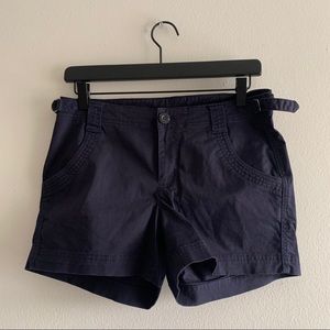 Athleta | Navy Adjustable Outdoor Hiking Shorts